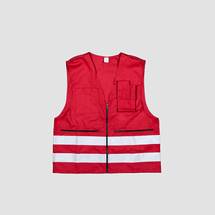 Chaleco supervisor poplín