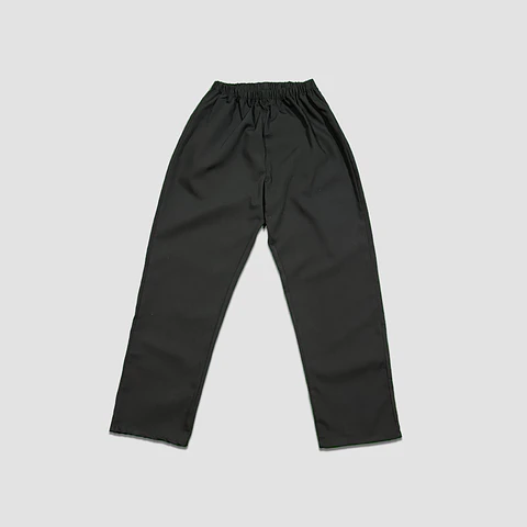 Pantalón de Chef Negro Sin Bolsillos