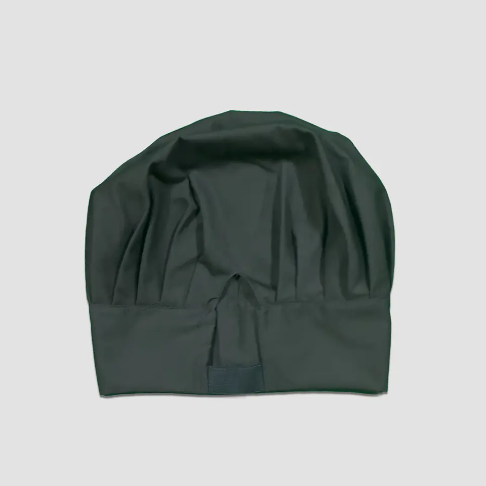 Gorro Chef Poplín Negro 2