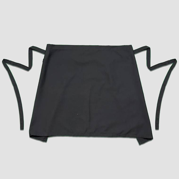 Mandil Poplín Negro 1