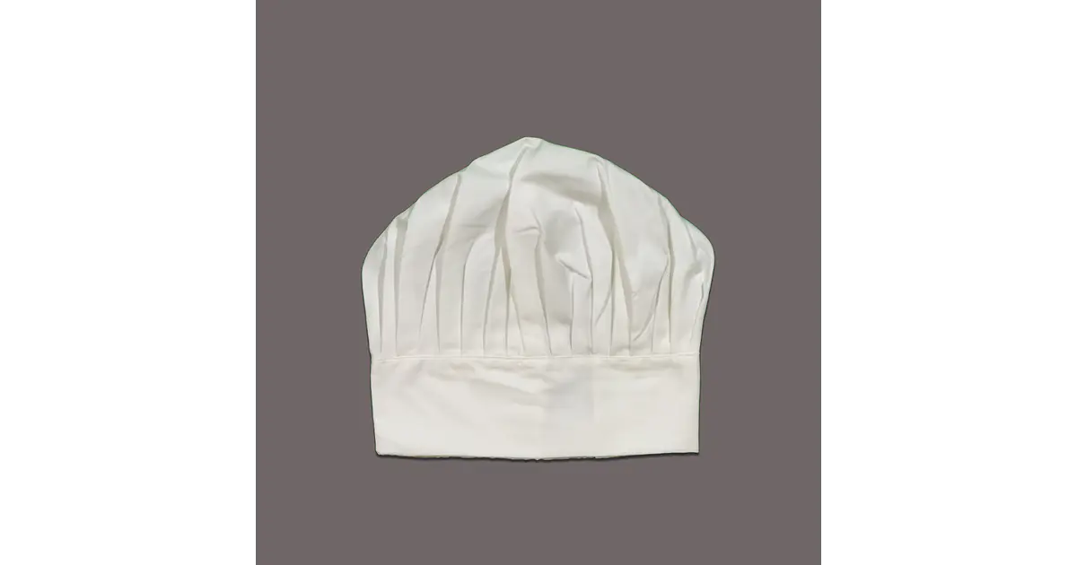 Gorro Chef Poplín Blanco