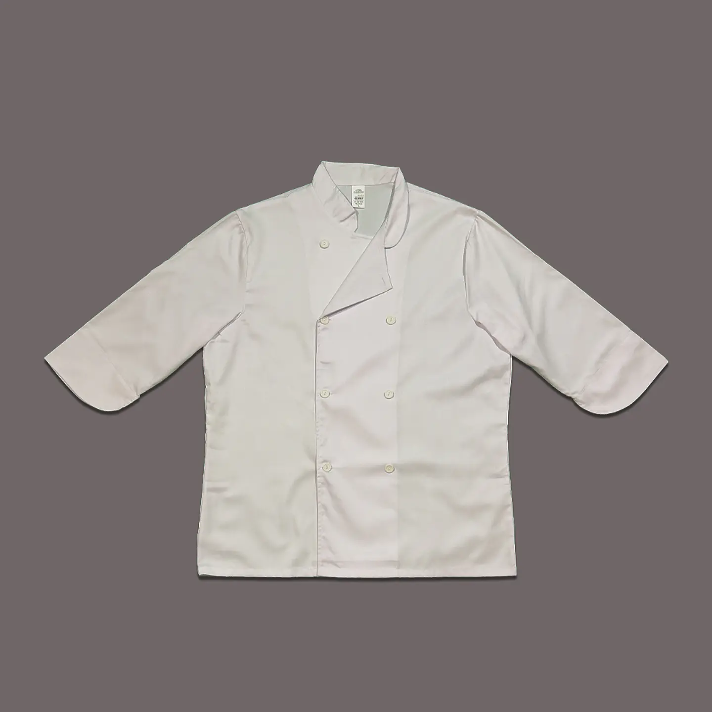 Chaqueta de Chef Blanca Gabardina 9 oz 1