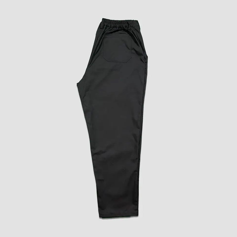 Pantalón de Chef Negro Poplín 2