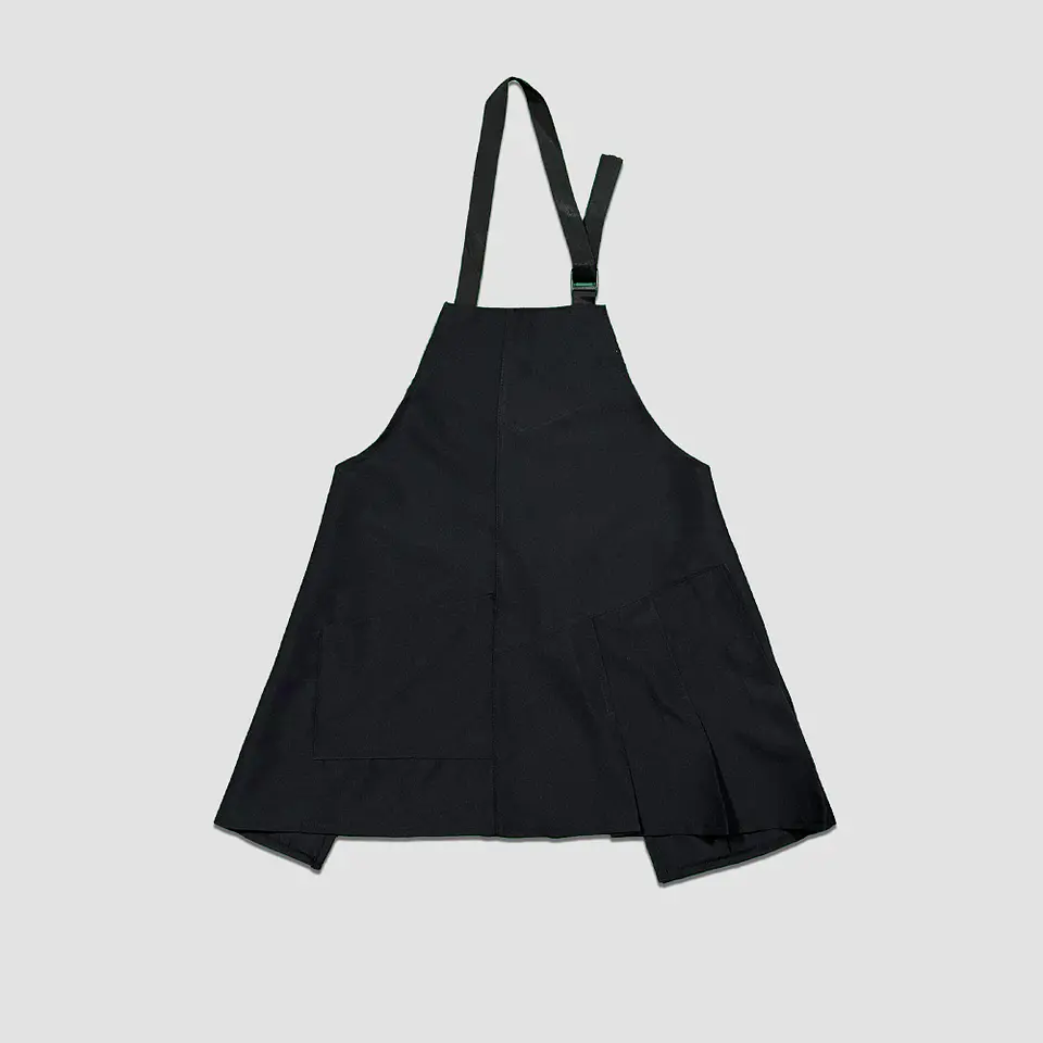 Pechera Plisada Bistrech Negro 1