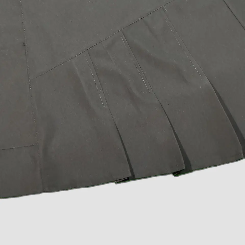 Pechera Plisada Bistrech Negro 3
