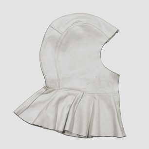 Gorro Tipo Monja Cuero