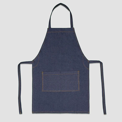 Pechera Mezclilla con Bolsillo
