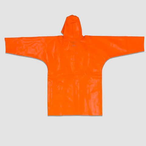 Casaca Hule Larga Naranja
