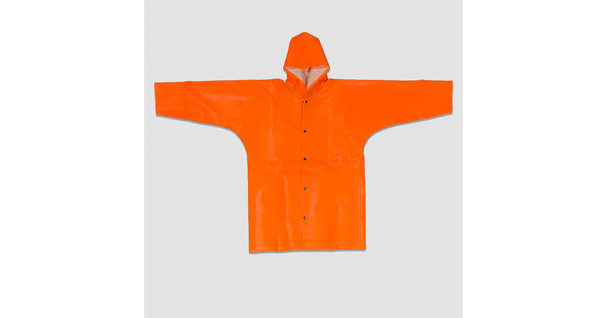 Casaca Hule Larga Naranja