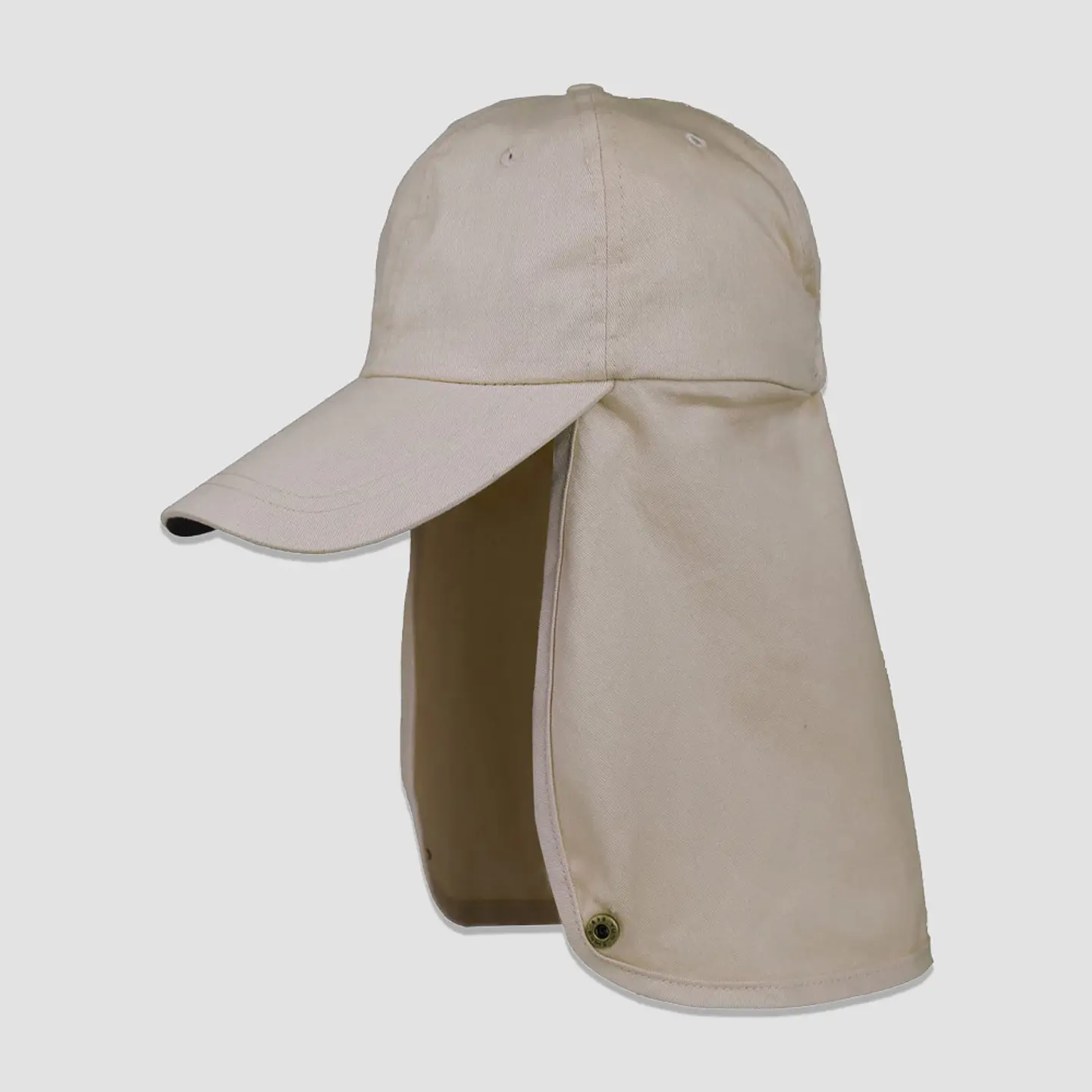 Jockey Legionario 100% Algodón 190 g Protección UV – Visera + Cubre Cuello, 6 Paneles Ventilados (Unisex) 1