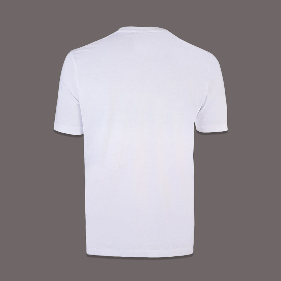 Polera 100 Algodón Manga Corta Blanca 2