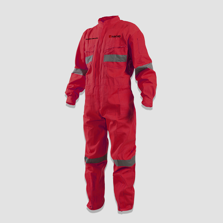 Overol Rojo para Estudiantes (INACAP) + Bordado y Estampado Incluido | $16.600 2
