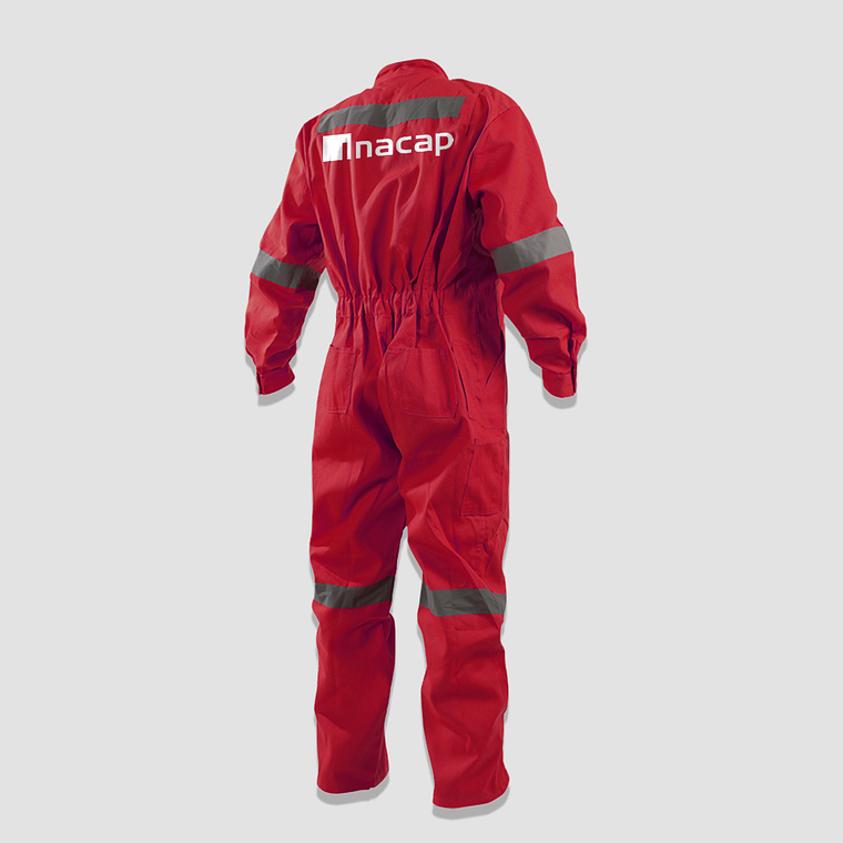 Overol Rojo para Estudiantes (INACAP) + Bordado y Estampado Incluido | $16.600 3