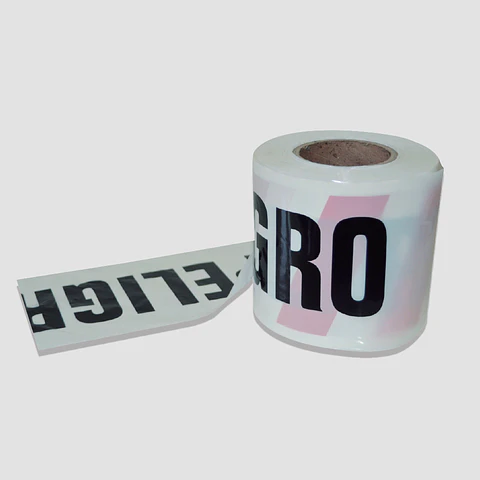 Cinta Delimitadora “Peligro” Nylon 350 m – Huincha de Señalización / Protección Vial