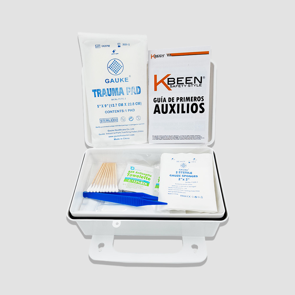 Botiquín de Primeros Auxilios para 10 Personas (Caja Portátil Impermeable) 2