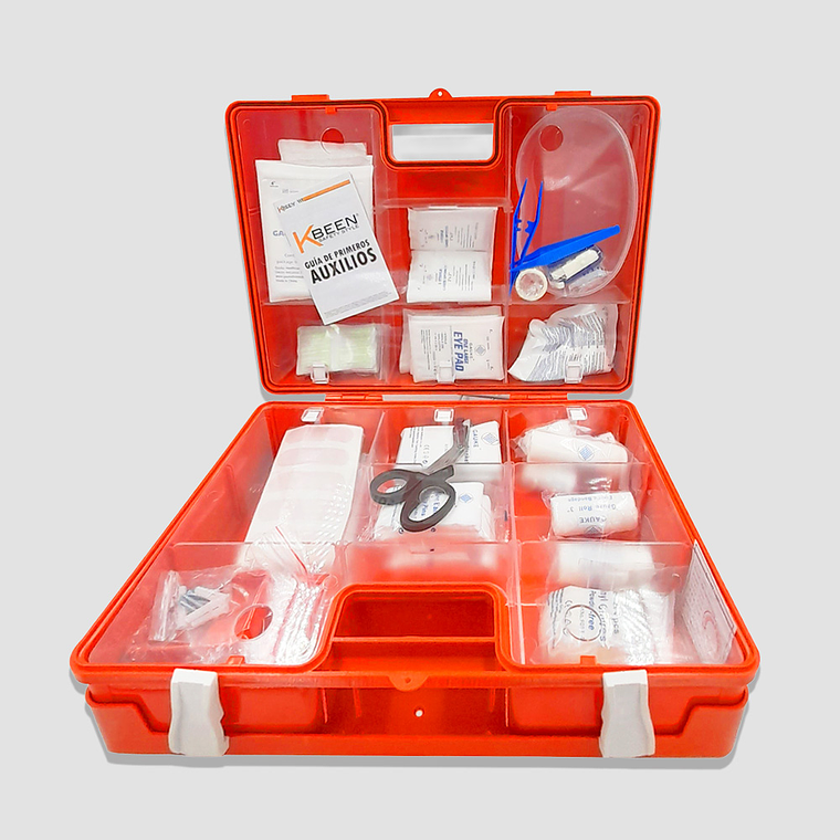 Botiquín Industrial de Primeros Auxilios 100 Personas – Impermeable y Mural 2