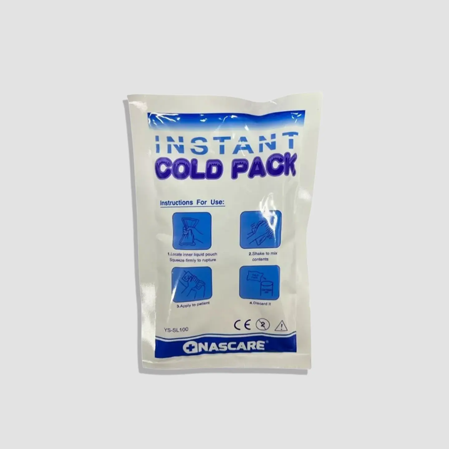 Compresa de Hielo Instantáneo 11×17 cm – Frío Rápido para Emergencias (Desechable) 1