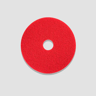 Pad de Mantención 17” Rojo para Abrillantadora – Repuesto Piso Industrial