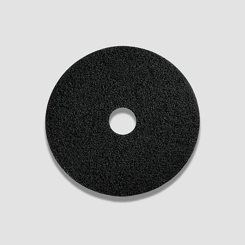 Pad Negro 17” Abrasivo para Abrillantadora – Decapado de Ceras y Lavado Extremo (Repuesto)