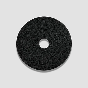 Pad Negro 17” Abrasivo para Abrillantadora – Decapado de Ceras y Lavado Extremo (Repuesto)