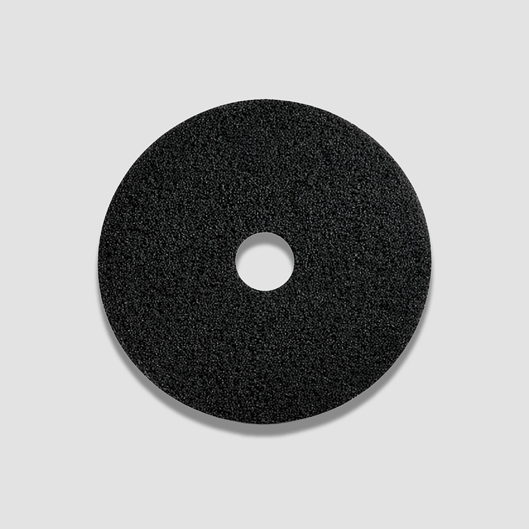 Pad Negro 17” Abrasivo para Abrillantadora – Decapado de Ceras y Lavado Extremo (Repuesto) 1