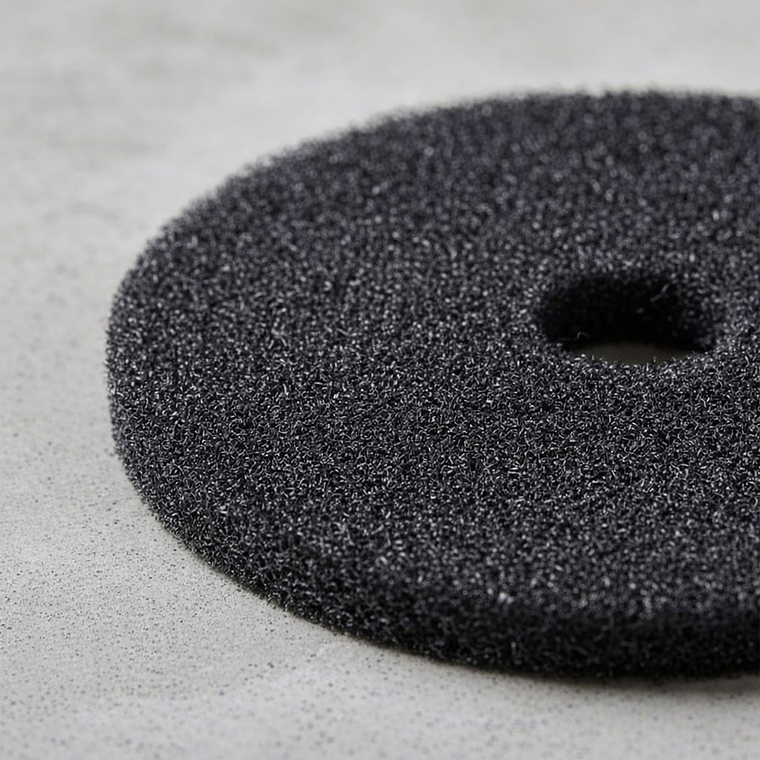 Pad Negro 17” Abrasivo para Abrillantadora – Decapado de Ceras y Lavado Extremo (Repuesto) 2