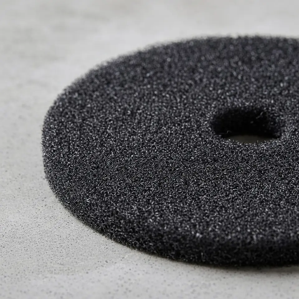 Pad Negro 17” Abrasivo para Abrillantadora – Decapado de Ceras y Lavado Extremo (Repuesto) 2