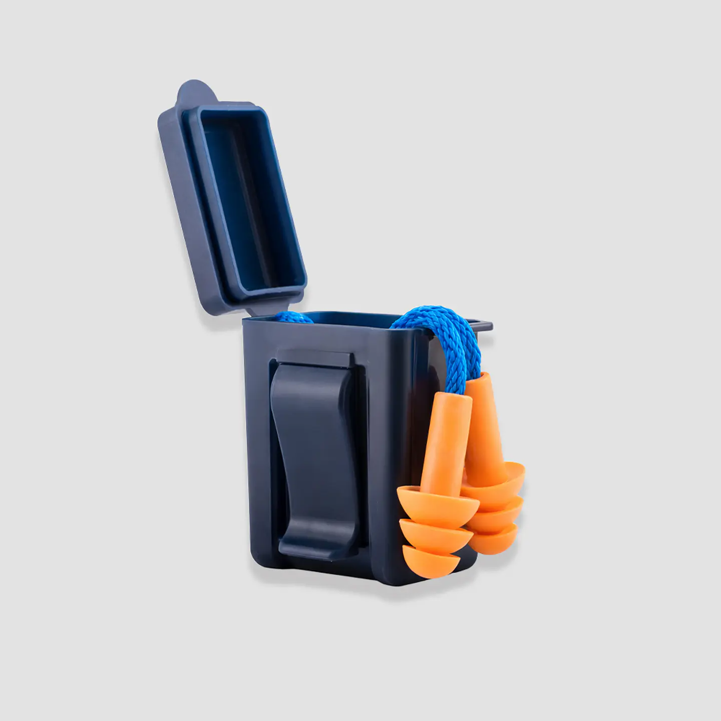 Tapón Auditivo de Silicona 29 dB con Cordón y Caja Higiénica – Reutilizable e Hipoalergénico 2