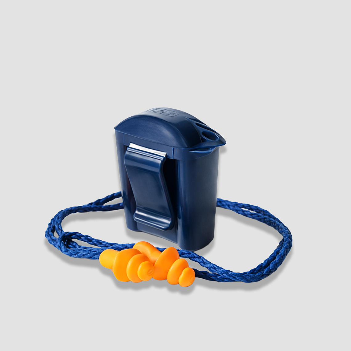 Tapón Auditivo 3M Reutilizable 24 dB con Cordón y Caja – Protección Auditiva para Trabajo y Faena 2