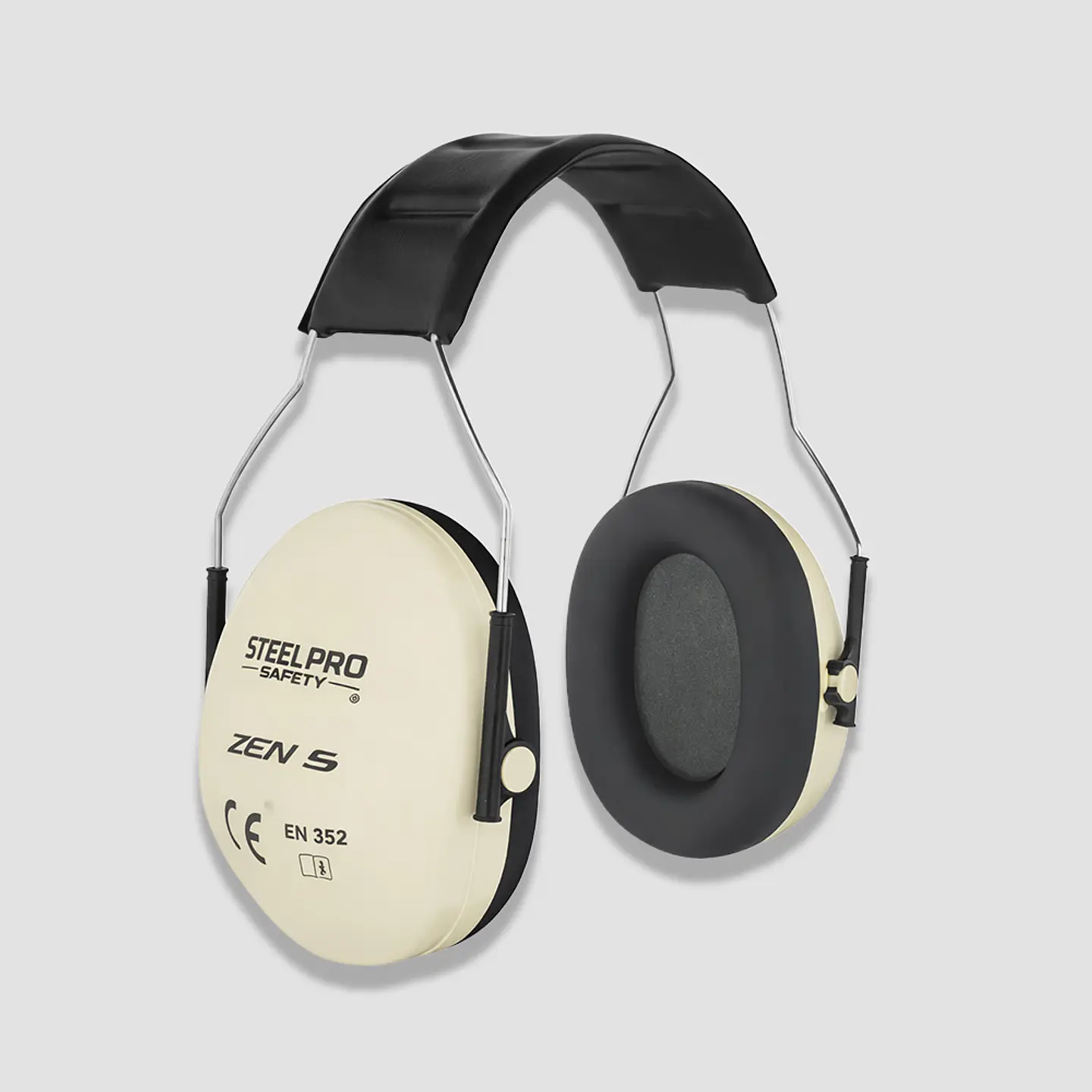 Fono Steelpro Zen 5 con Cintillo SNR 24 dB – Orejeras de Protección Auditiva (Registro ISP) 2