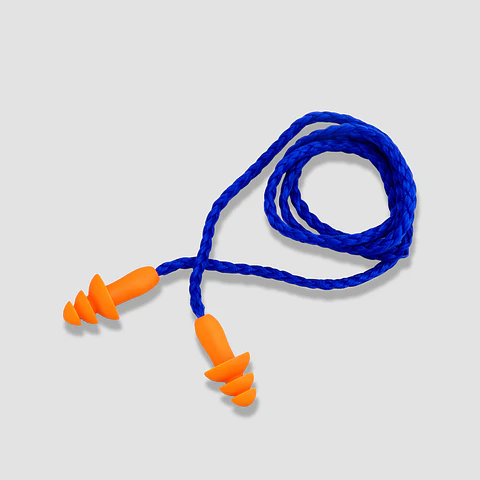 Tapón Auditivo 3M™ 1270 Reutilizable con Cordón 25 dB – Protección Auditiva Trabajo y Faena