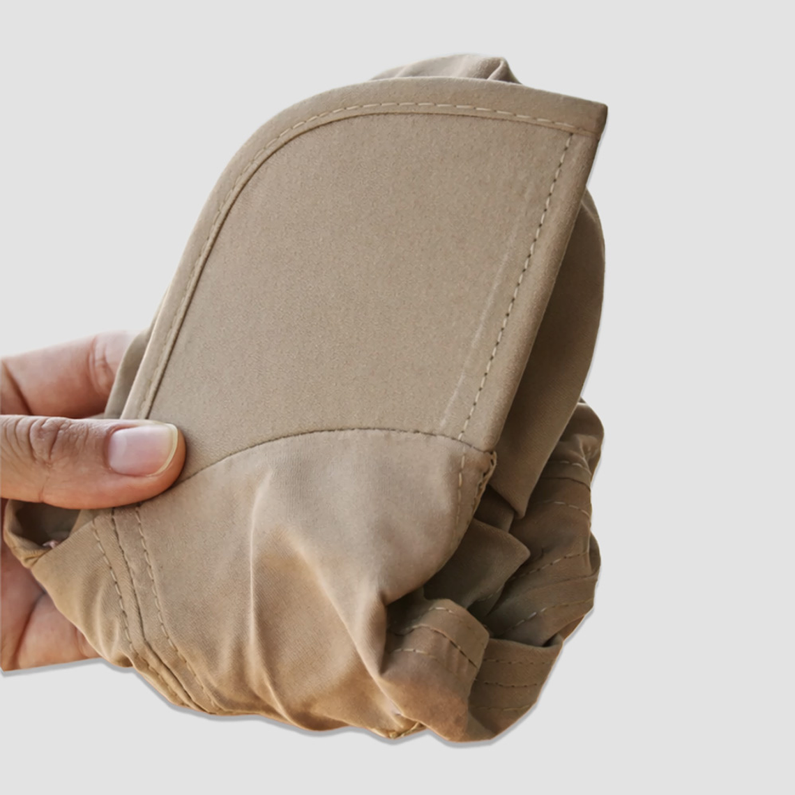 Jockey Legionario Pocket Beige UV+30 – Visera Plegable y Protección de Cuello (Apto Bajo Casco) 2