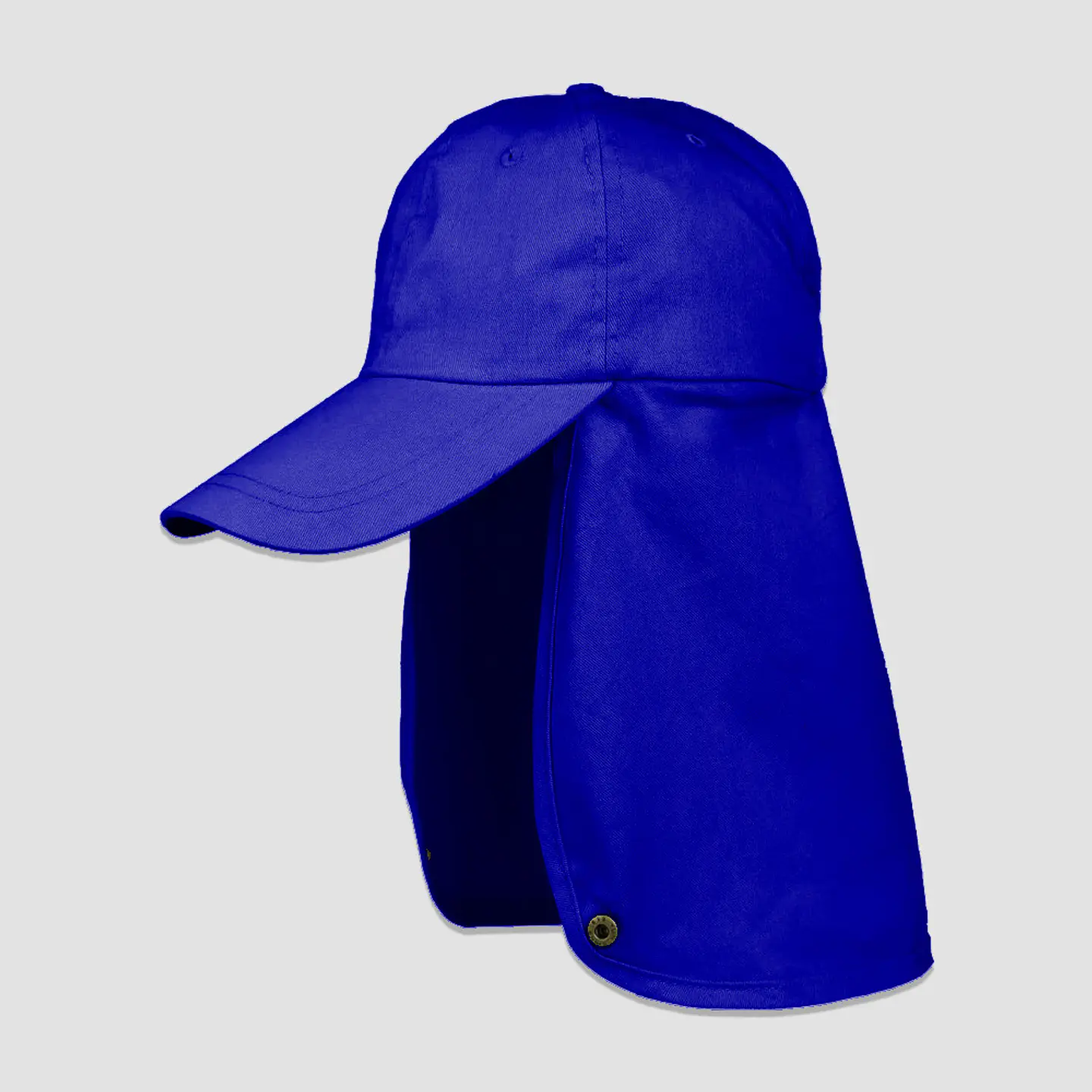 Jockey Legionario 100% Algodón 190 g Protección UV – Visera + Cubre Cuello, 6 Paneles Ventilados (Unisex) 7
