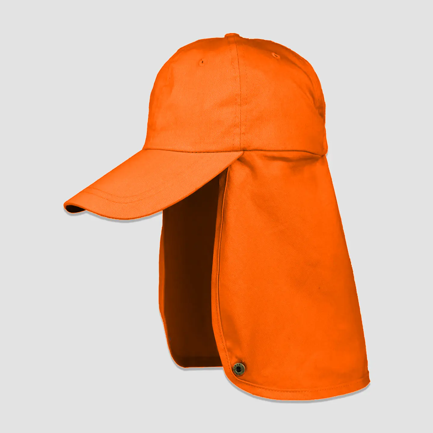 Jockey Legionario 100% Algodón 190 g Protección UV – Visera + Cubre Cuello, 6 Paneles Ventilados (Unisex) 9