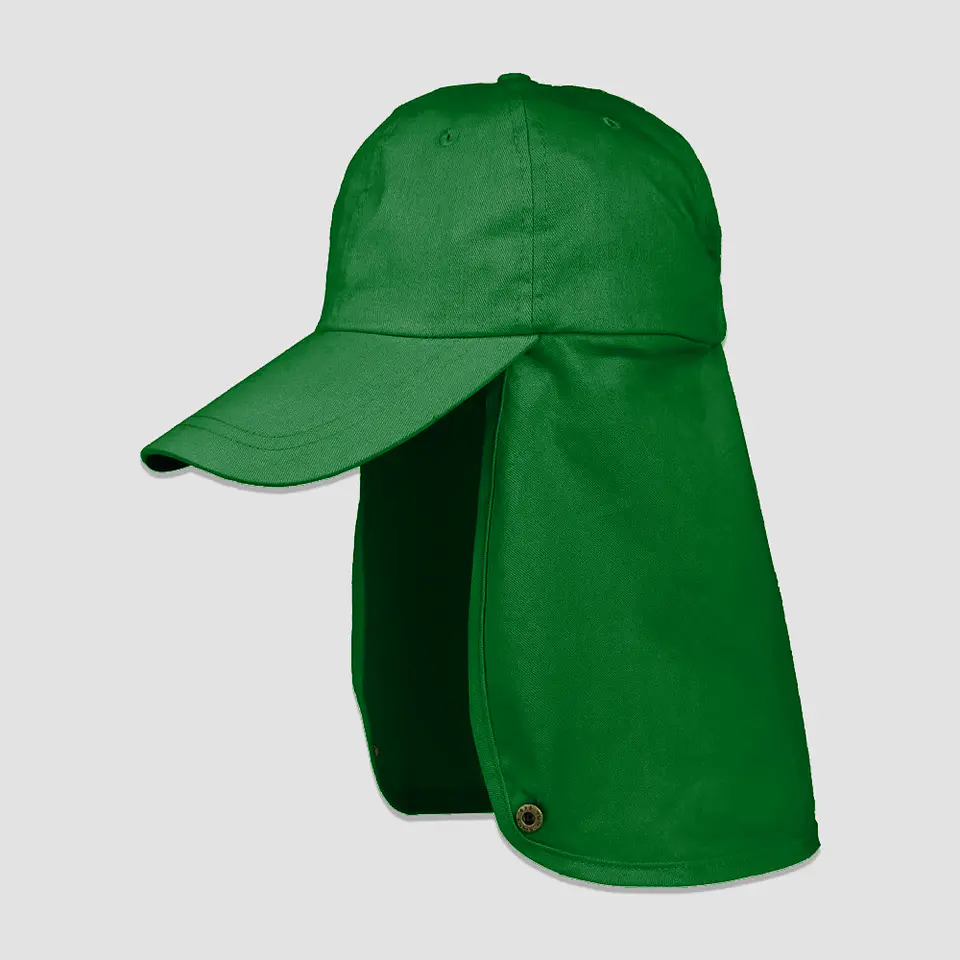 Jockey Legionario 100% Algodón 190 g Protección UV – Visera + Cubre Cuello, 6 Paneles Ventilados (Unisex) 11