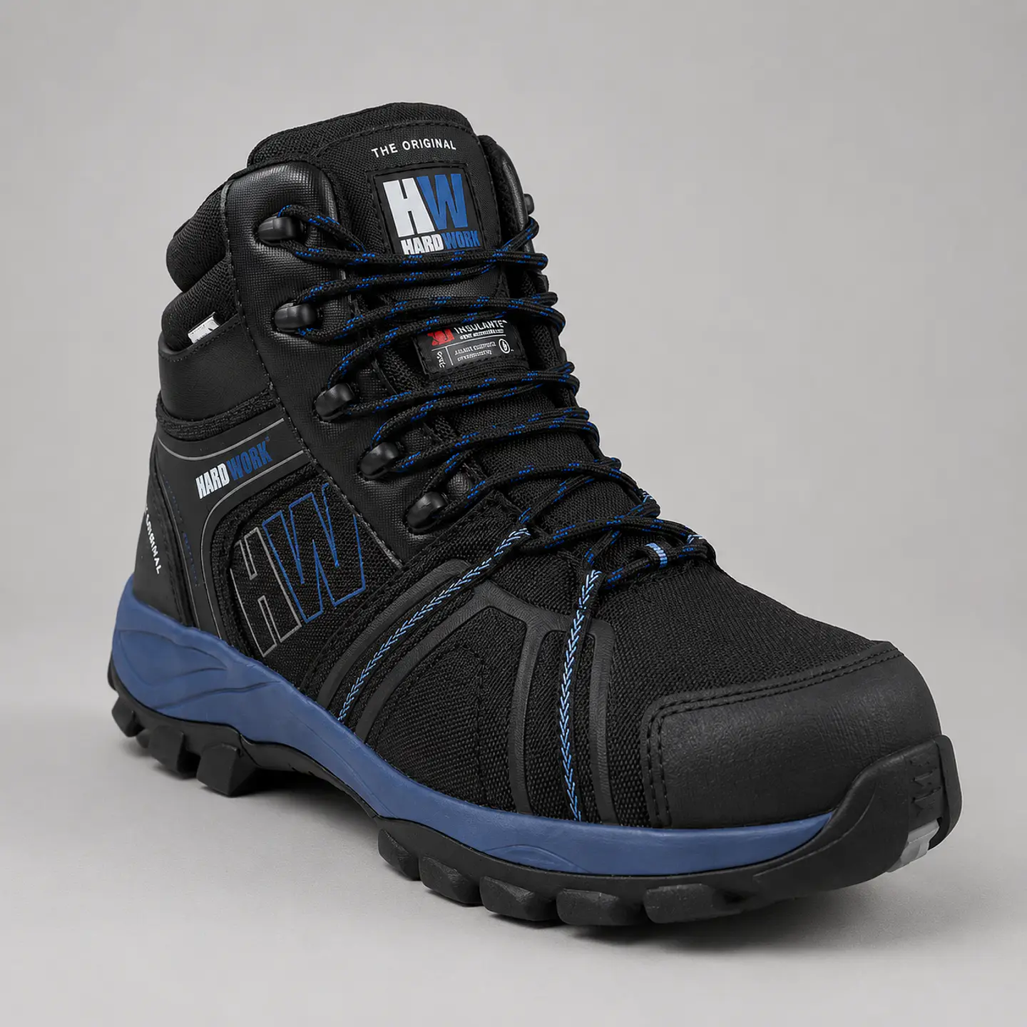 Calzado de Seguridad HW Bering High Caña Alta – Dieléctrico con Puntera Composite- Navy 3