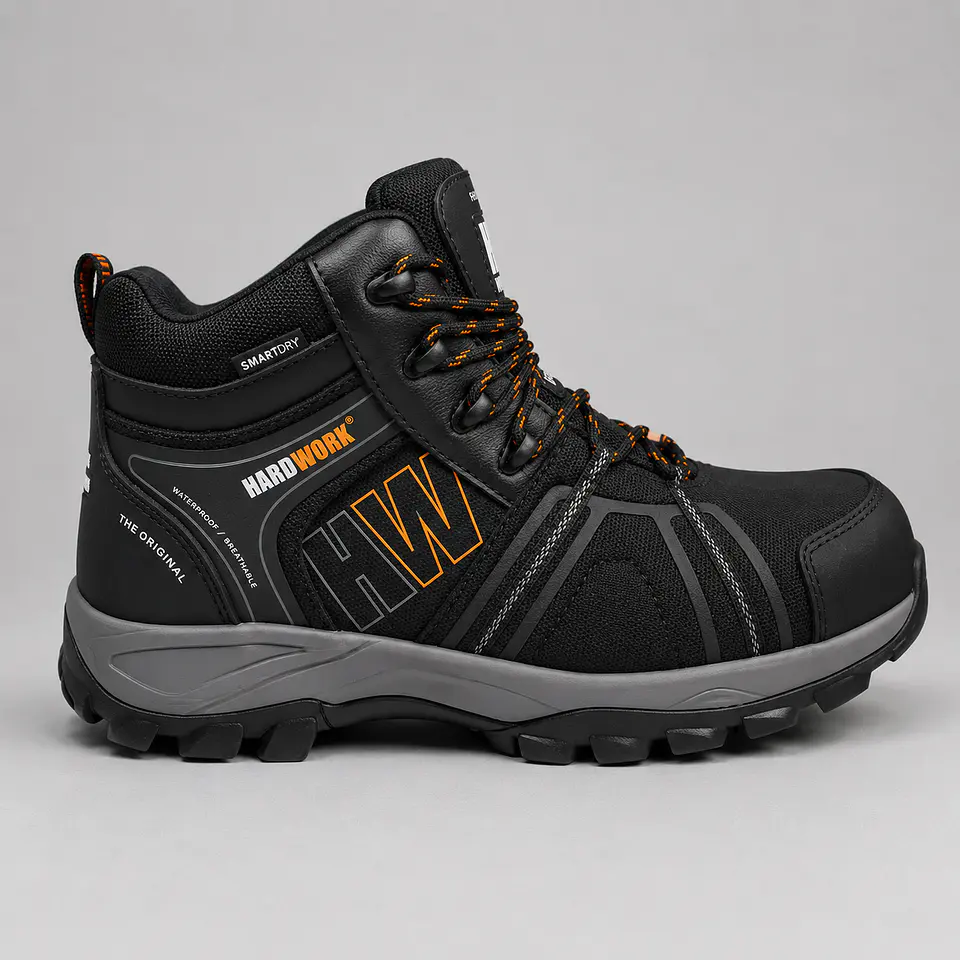 Calzado de Seguridad HW Bering Low Black – Caña Baja con Puntera Composite 1