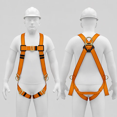 Arnés de Seguridad Kbeen KL8000 3 Argollas – Clase A para Trabajo en Altura