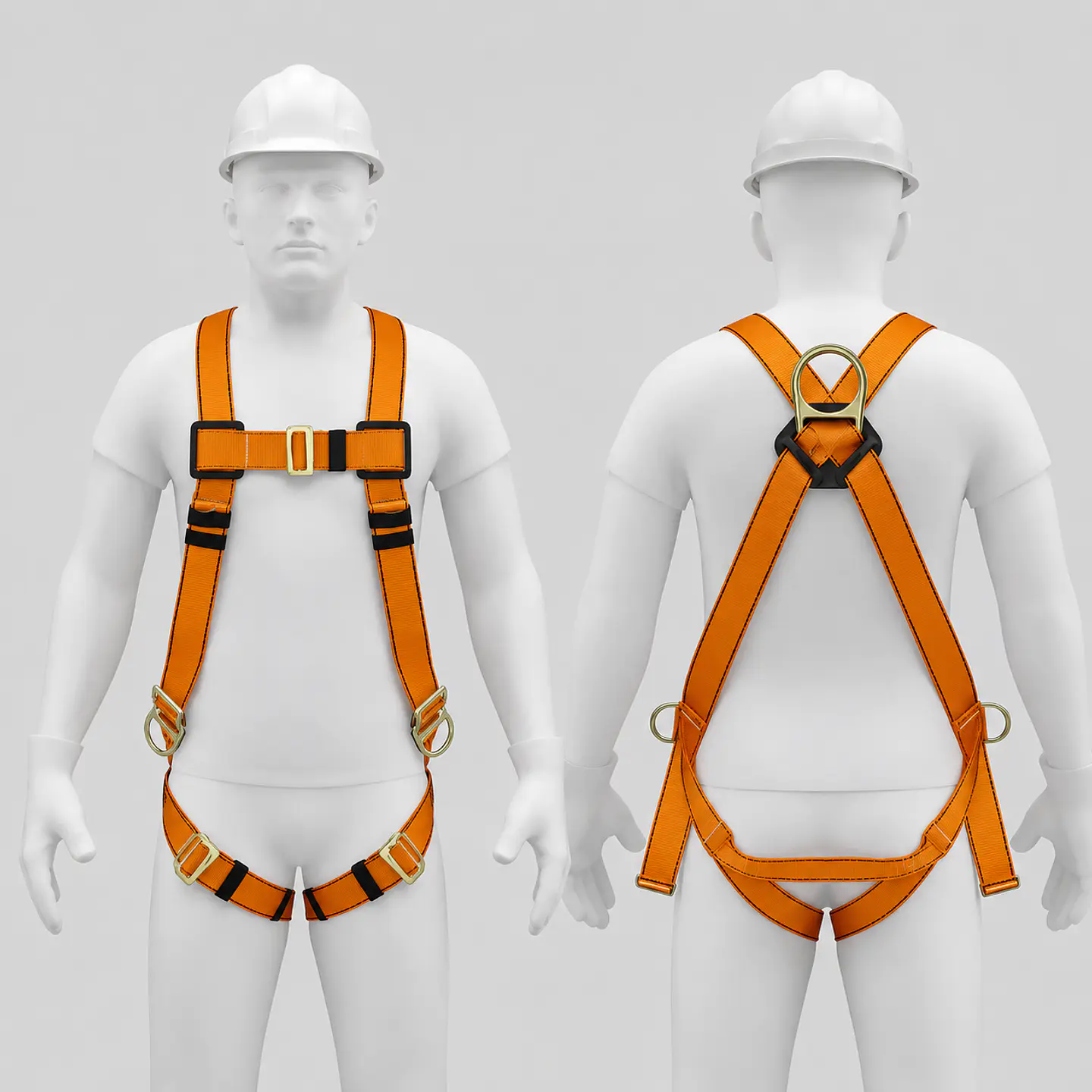 Arnés de Seguridad Kbeen KL8000 3 Argollas – Clase A para Trabajo en Altura 2