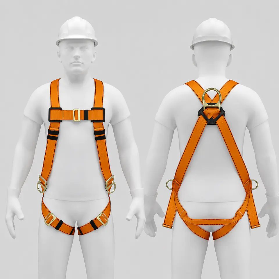 Arnés de Seguridad Kbeen KL8000 3 Argollas – Clase A para Trabajo en Altura 2