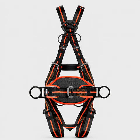 Arnés Red Hawk Lumbar 4 Argollas Multitalla – Clase ADP con Faja Acolchada