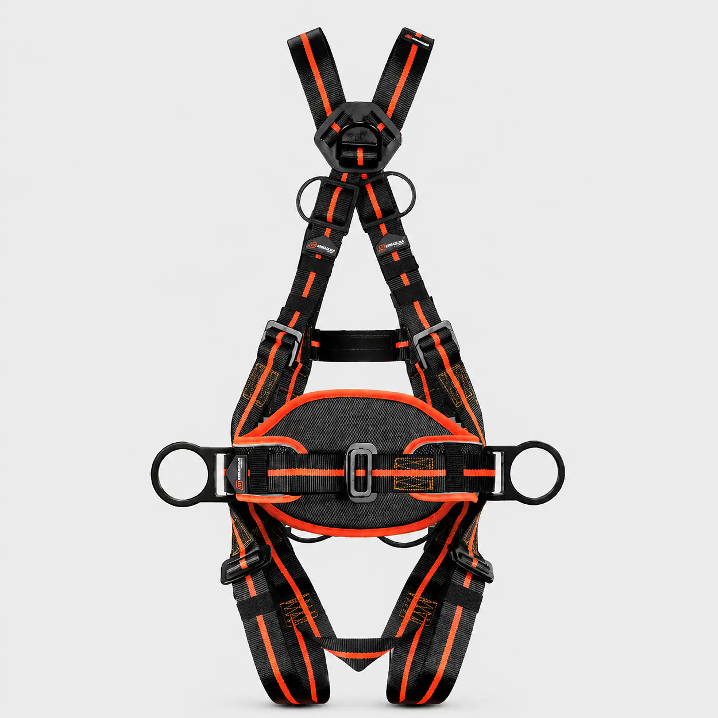 Arnés Red Hawk Lumbar 4 Argollas Multitalla – Clase ADP con Faja Acolchada 1