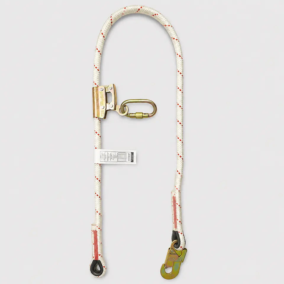 Cabo de Sujeción Protec Regulable 1,8 m – Cuerda Poliéster 16 mm para Posicionamiento 1