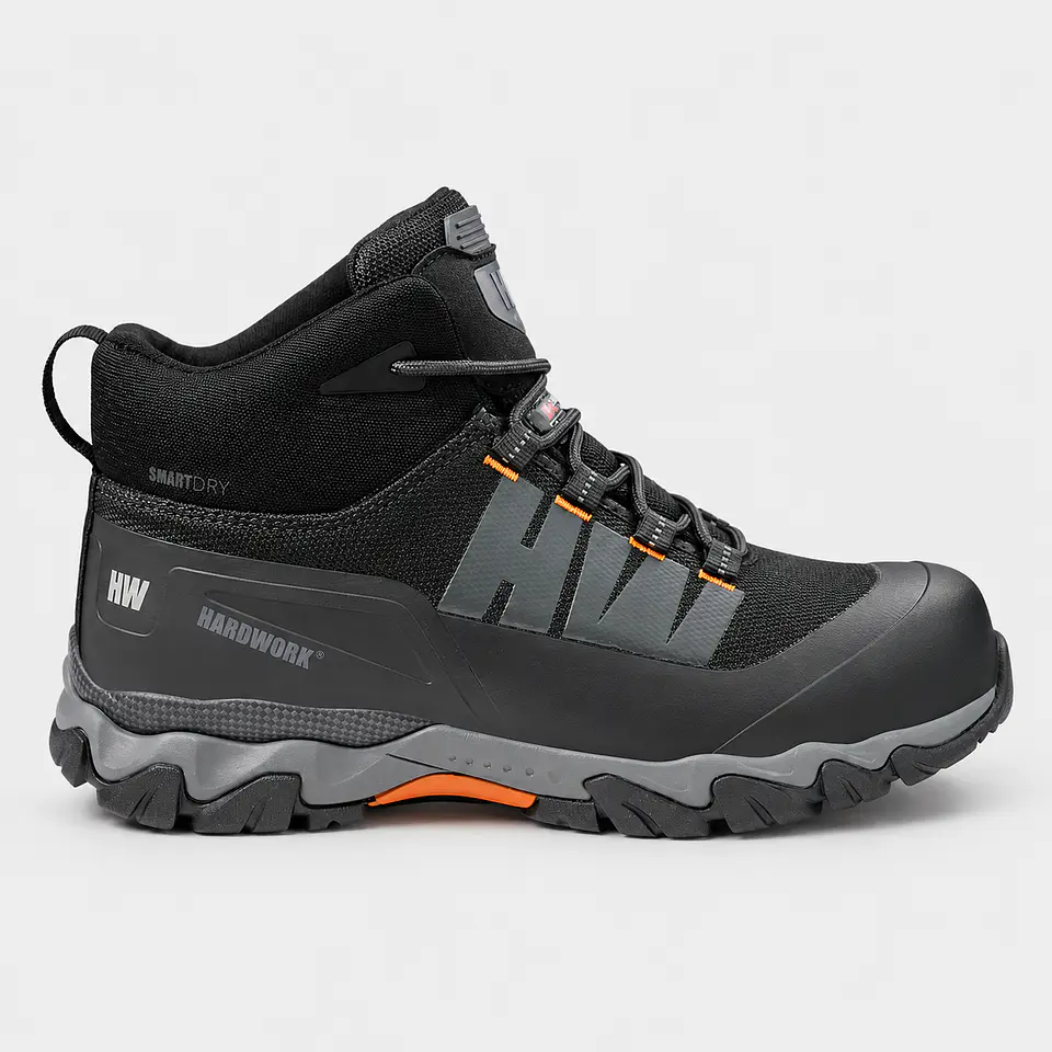 Zapato de Seguridad HW Terrain Black Dieléctrico Impermeable con Thinsulate 3M 1