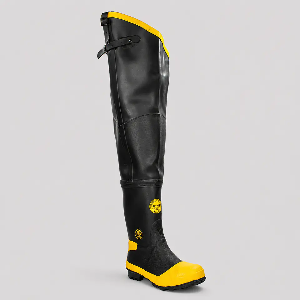 Bota de Seguridad Bata Pescadora con Punta y Plantilla de Acero – Impermeable 2