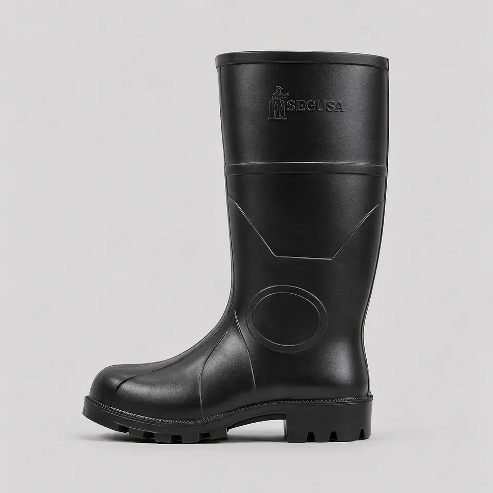 Bota de Seguridad Segusa RGB de Caucho Vulcanizado – Negra con Variantes de Protección 3