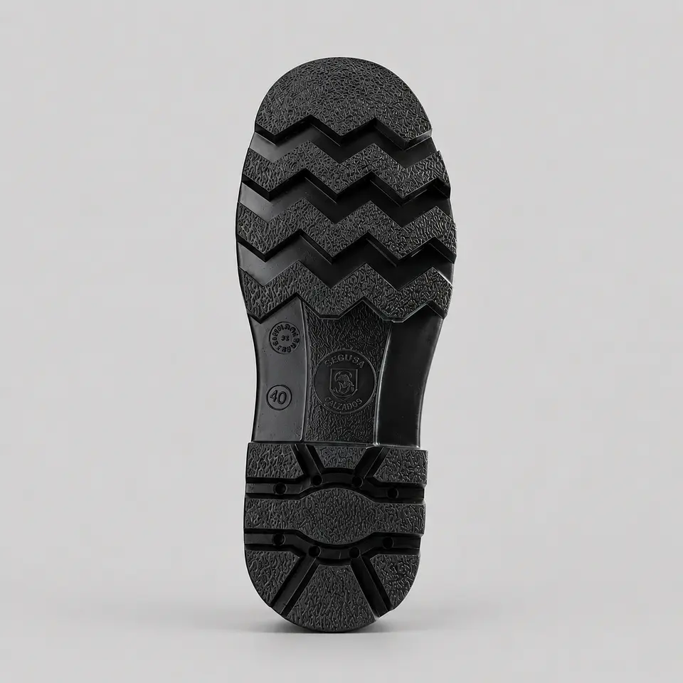 Bota de Seguridad Segusa RGB de Caucho Vulcanizado – Negra con Variantes de Protección 4