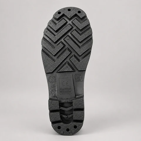 Bota de Seguridad Búfalo PVC Negra Antideslizante – con variantes de protección PVC Reforzado