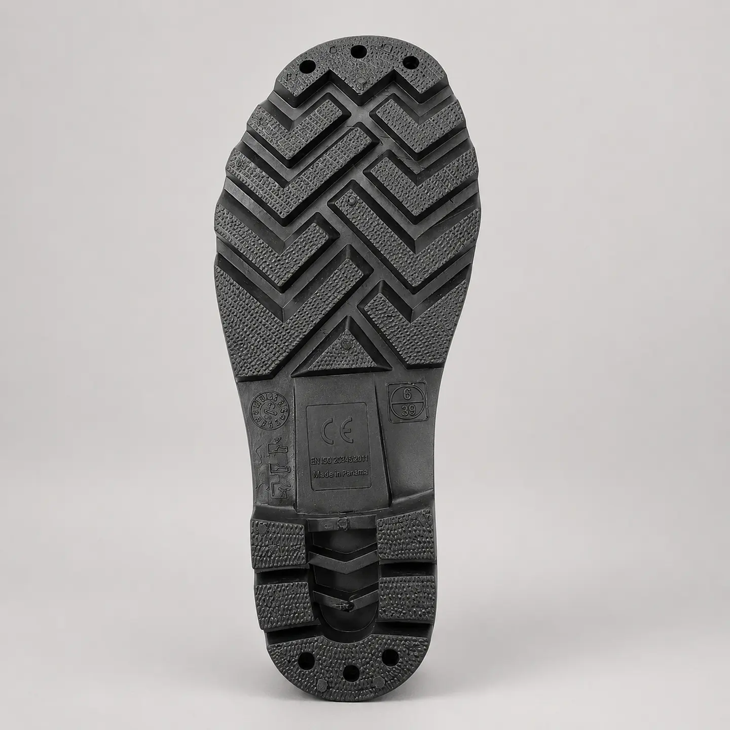 Bota de Seguridad Búfalo PVC Negra Antideslizante – con variantes de protección PVC Reforzado 2