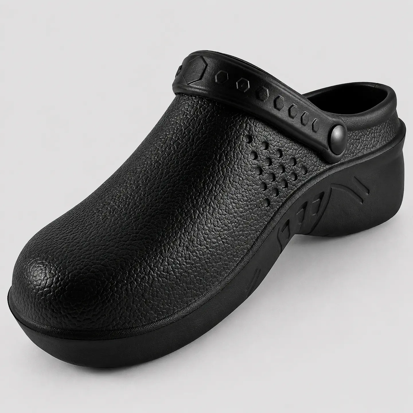 Zueco de Cocina Work & Look Negro en Goma EVA Unisex 2